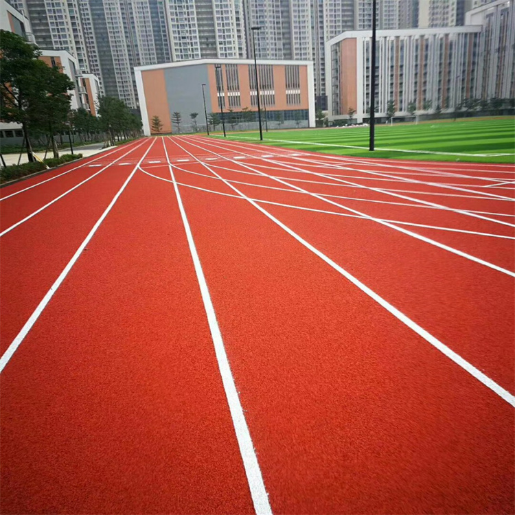 自结纹塑胶跑道