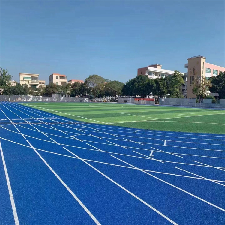 全塑型塑胶跑道